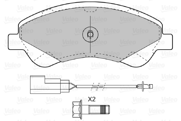 Valeo Remblokset 598818