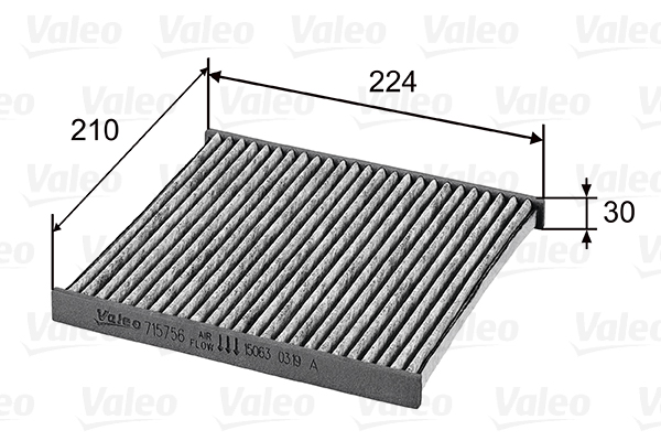 Valeo Interieurfilter 715756