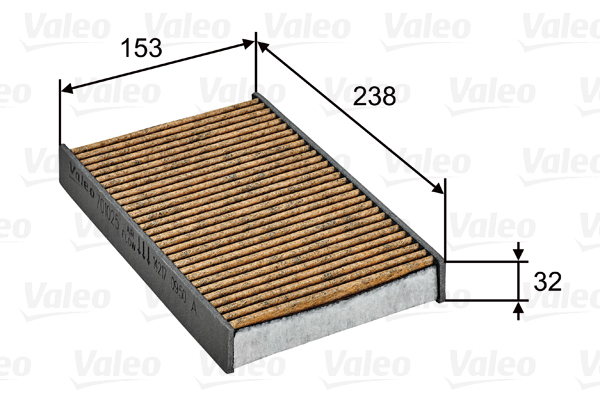 Valeo Interieurfilter 701025