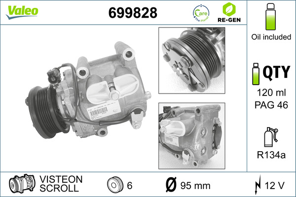 Valeo Airco compressor 699828