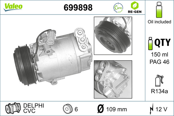 Valeo Airco compressor 699898