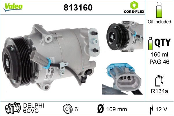 Valeo Airco compressor 813160