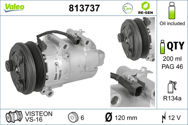 Valeo Airco compressor 813737