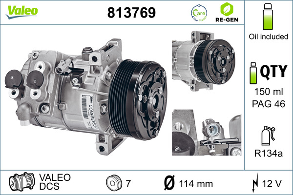 Valeo Airco compressor 813769