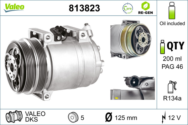 Valeo Airco compressor 813823