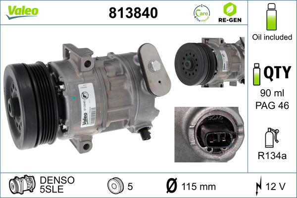 Valeo Airco compressor 813840