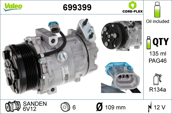 Valeo Airco compressor 699399