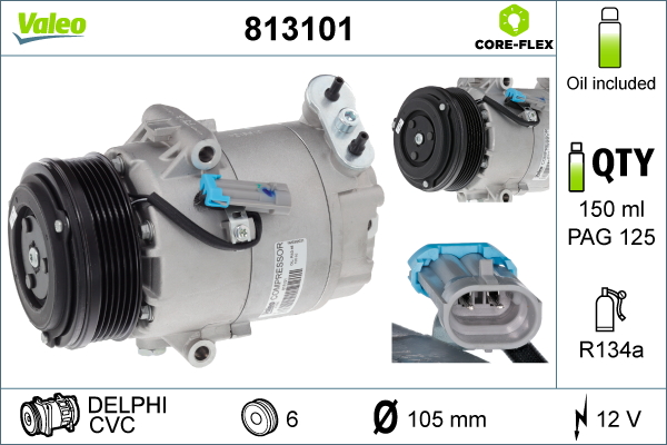 Valeo Airco compressor 813101