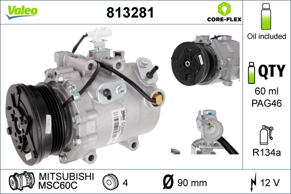 Valeo Airco compressor 813281