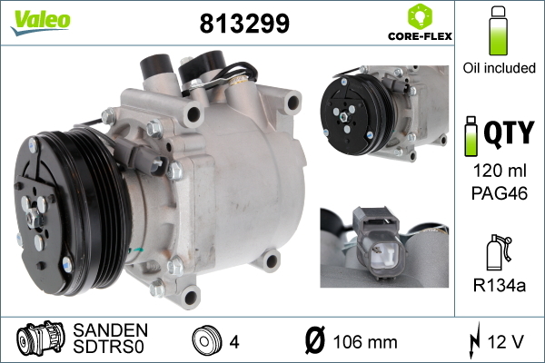 Valeo Airco compressor 813299