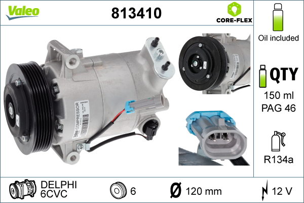 Valeo Airco compressor 813410