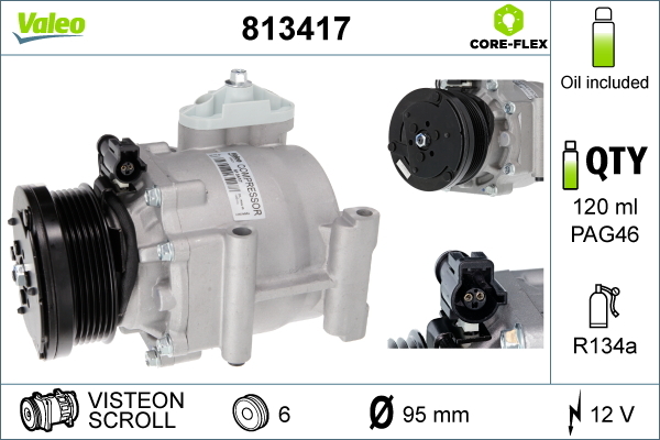 Valeo Airco compressor 813417