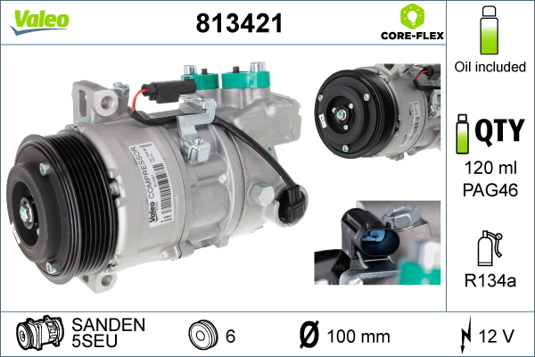 Valeo Airco compressor 813421