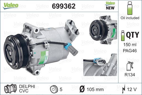 Valeo Airco compressor 699362