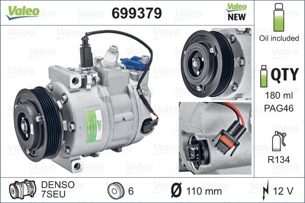 Airco compressor Valeo 699379