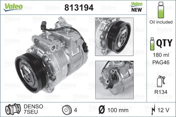 Valeo Airco compressor 813194