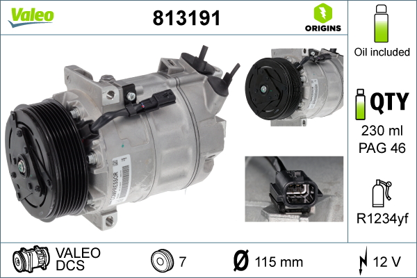 Valeo Airco compressor 813191