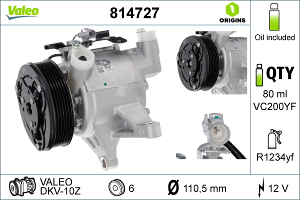 Valeo Airco compressor 814727