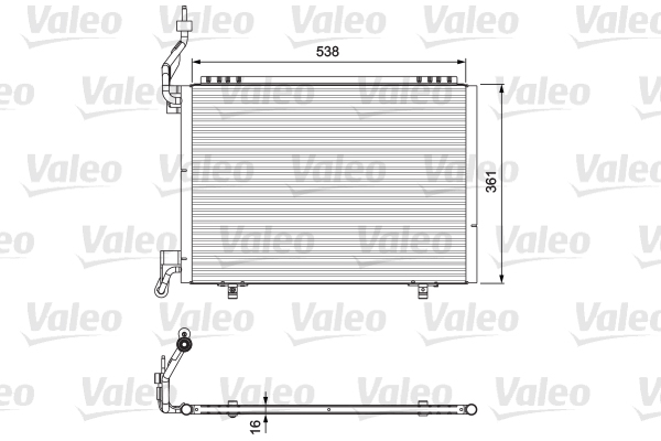 Airco condensor Valeo 814074