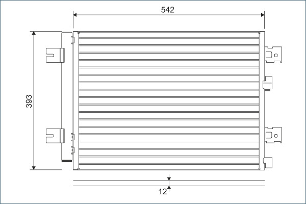 Airco condensor Valeo 814077