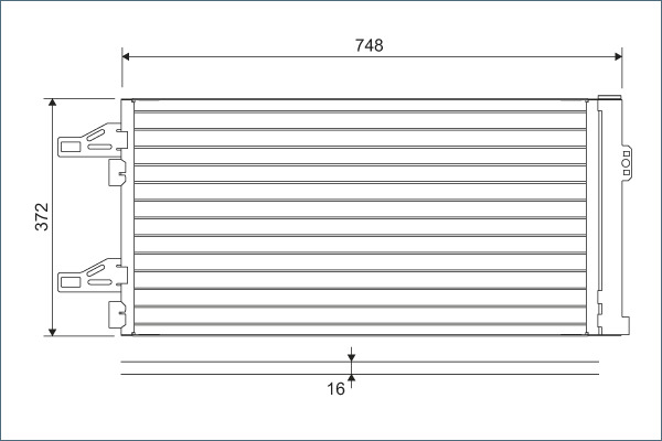 Airco condensor Valeo 814085