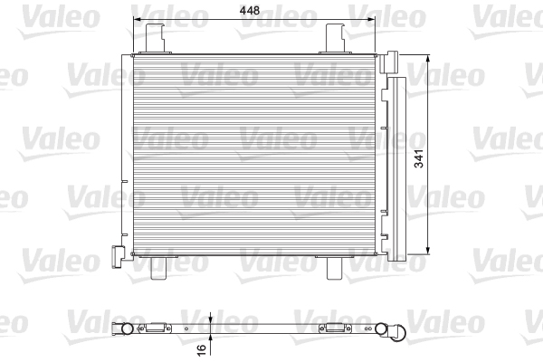 Airco condensor Valeo 814168