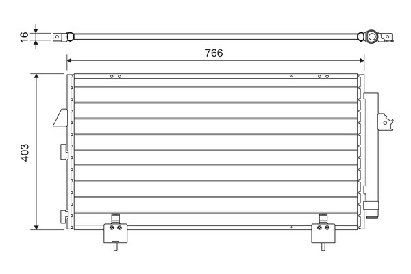 Airco condensor Valeo 814218
