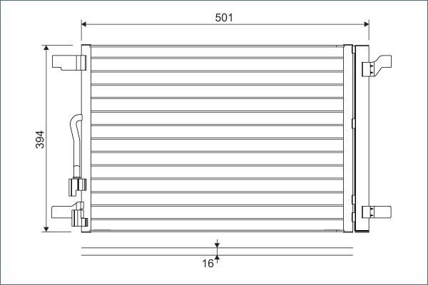 Airco condensor Valeo 814301