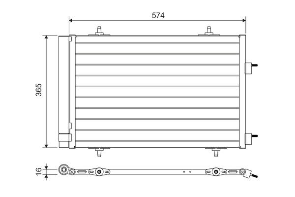 Airco condensor Valeo 814365