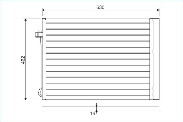 Airco condensor Valeo 814367