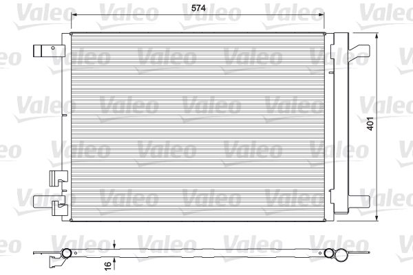 Airco condensor Valeo 814375