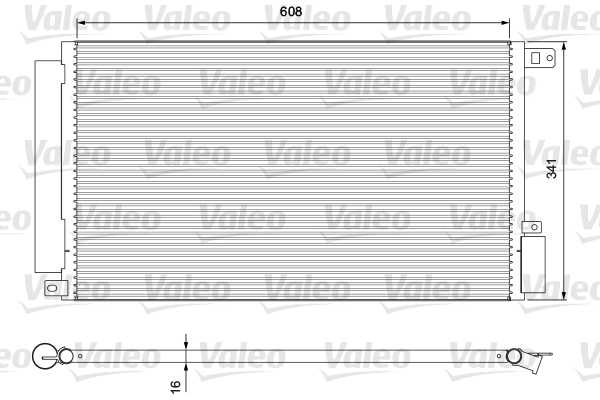 Airco condensor Valeo 814380