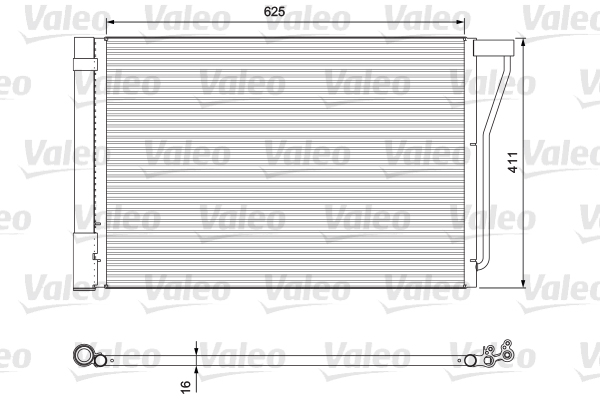 Airco condensor Valeo 814388