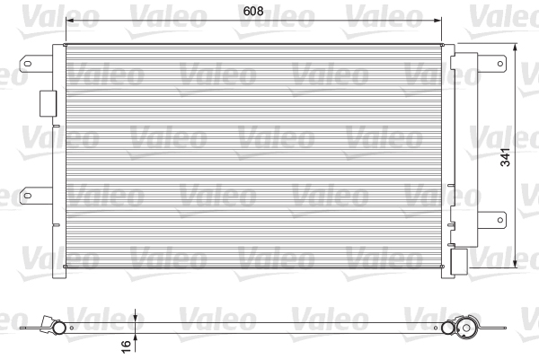 Airco condensor Valeo 815089