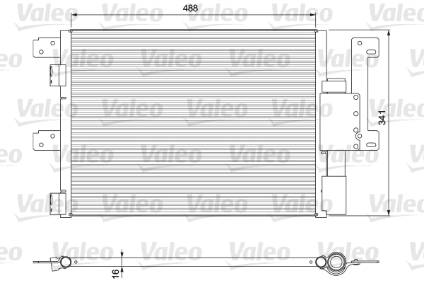 Airco condensor Valeo 815090