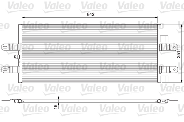 Airco condensor Valeo 815093