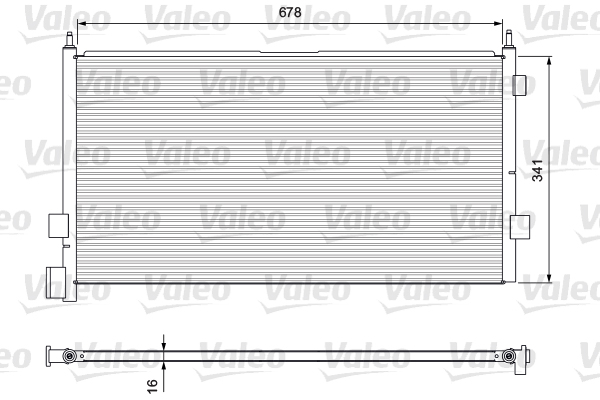 Airco condensor Valeo 815094