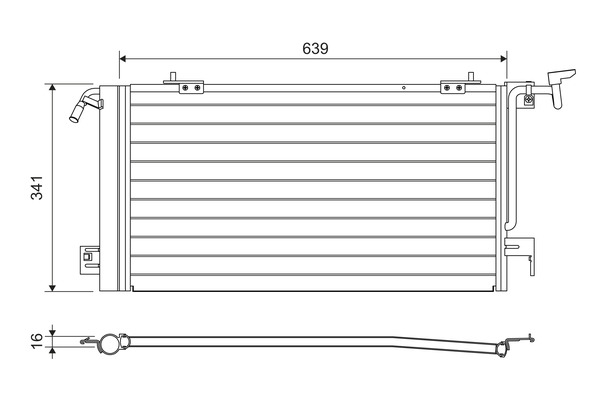 Airco condensor Valeo 817229