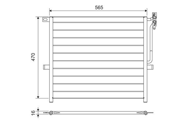 Airco condensor Valeo 817383