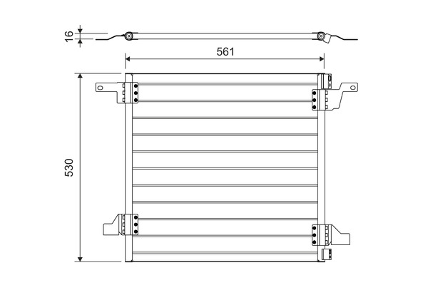 Airco condensor Valeo 817458