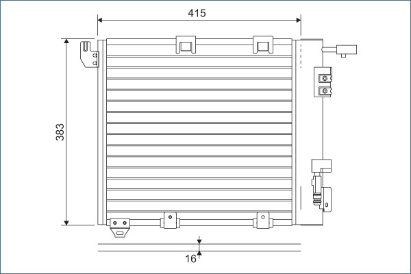 Airco condensor Valeo 817506