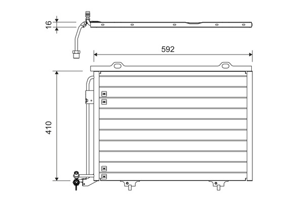 Airco condensor Valeo 817562