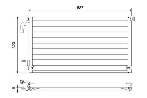 Airco condensor Valeo 817655