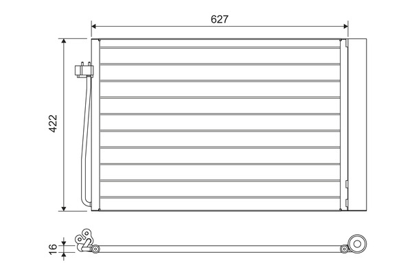 Airco condensor Valeo 817850