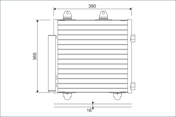 Airco condensor Valeo 822577