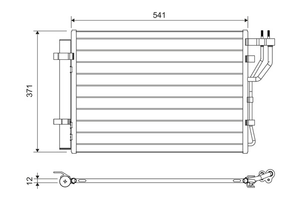 Airco condensor Valeo 822582