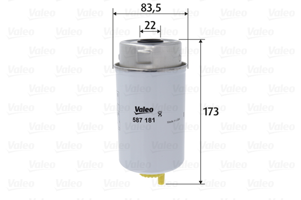 Valeo Brandstoffilter 587181