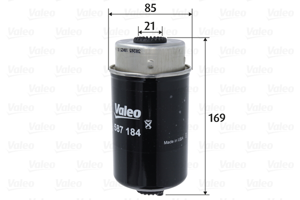 Brandstoffilter Valeo 587184