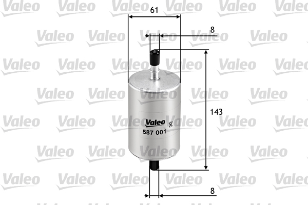 Valeo Brandstoffilter 587001