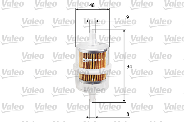 Valeo Brandstoffilter 587013